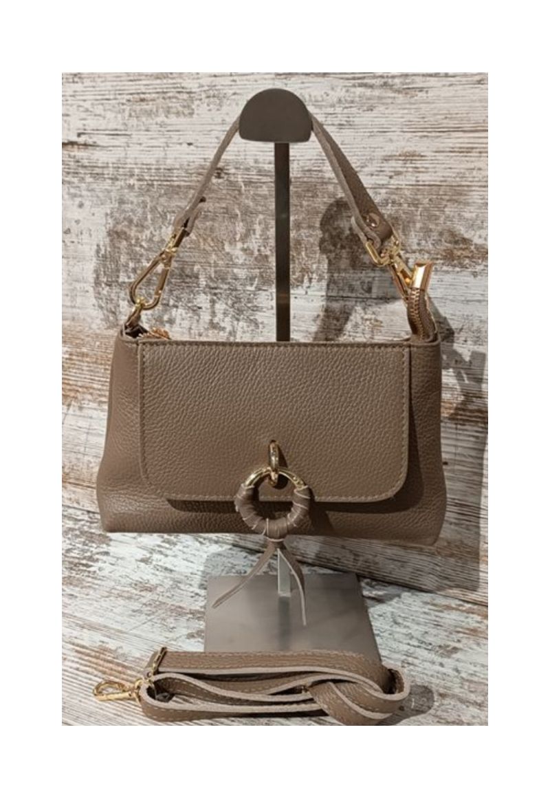 Bolso anilla taupe by La Provenza