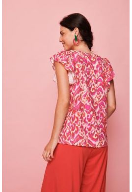 Camisa feria fucsia by Smile