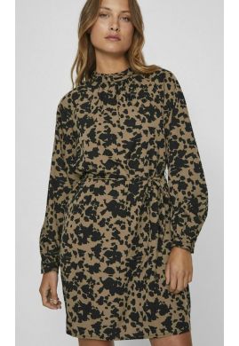 Vigraffy High Neck L/S Dress by Vila Clothes