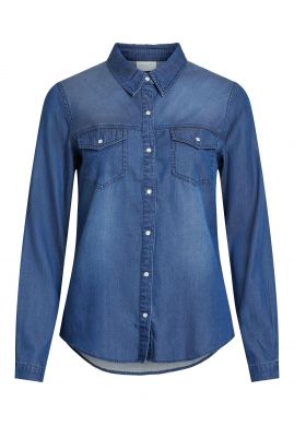 Vibista Denim shirt by Vila Clothes